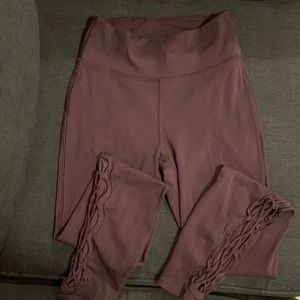 Burgundy Lululemon Leggings